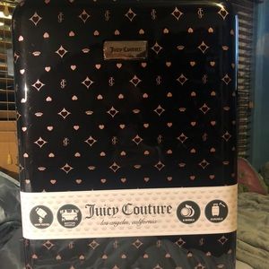 Juicy Couture 29” Rose Gold and Black Suitcase